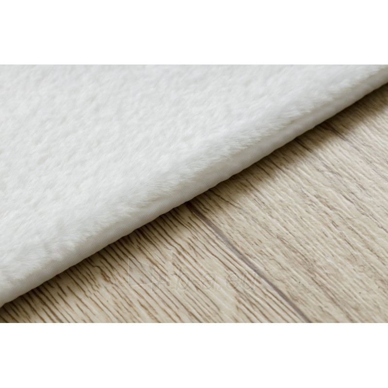 Baltas kailio imitacijos kilimas POSH | 50x80 cm paveikslėlis 9 iš 17