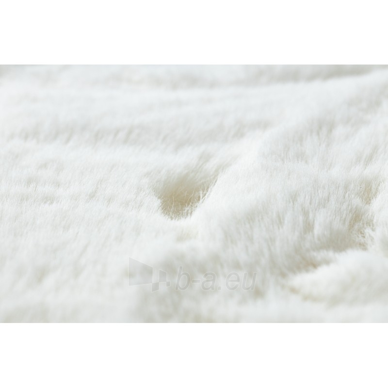 Baltas kailio imitacijos kilimas TEDDY | 120x160 cm paveikslėlis 9 iš 17