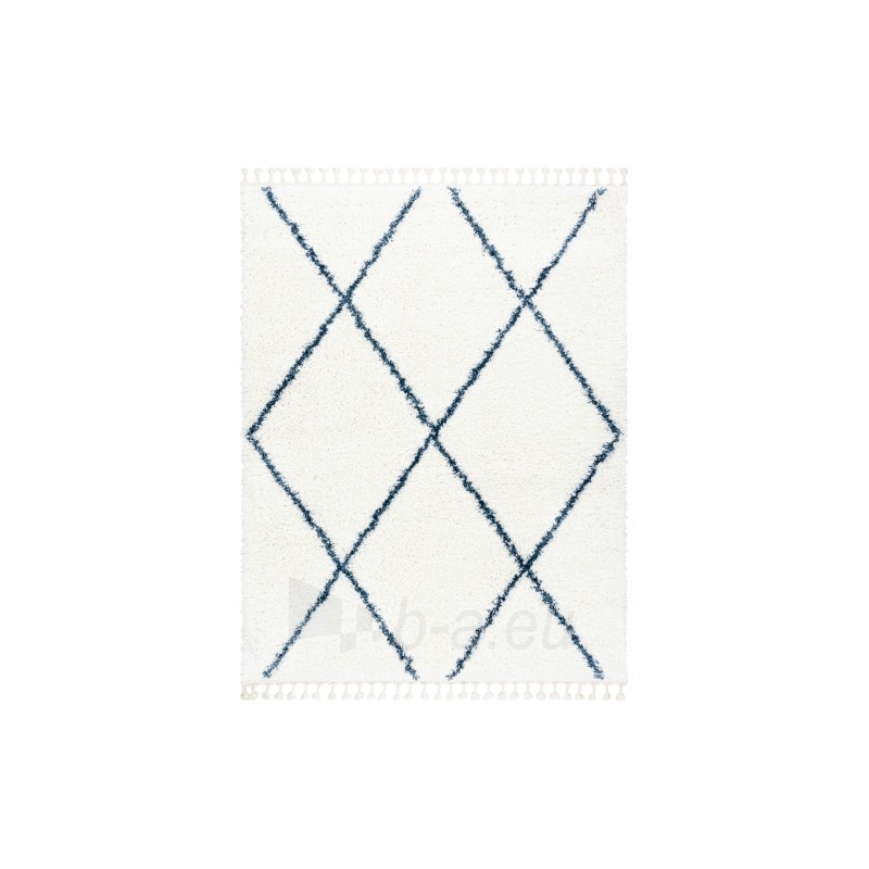 Baltas kilimas su mėlynais akcentais UNION | 180x270 cm paveikslėlis 2 iš 16