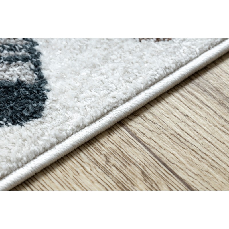 Baltos spalvos kilimas FUN Indian | 140x190 cm paveikslėlis 7 iš 16