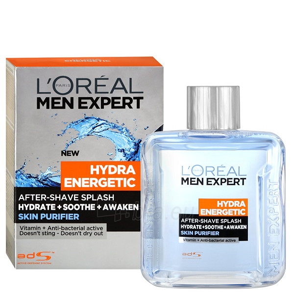 Balzamas po skutimosi LOREAL Men Expert Hydra Energetic Skin Purifier Splash 100ml paveikslėlis 1 iš 1
