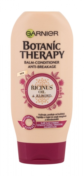 Balzamas trapiems plaukams Garnier Botanic Therapy Ricinus Oil & Almond 200ml paveikslėlis 1 iš 1