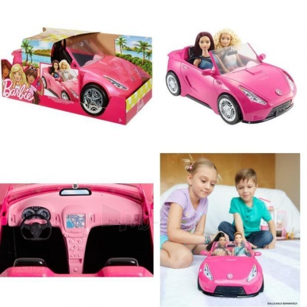 Barbės kabrioletas DVX59 Barbie paveikslėlis 6 iš 6