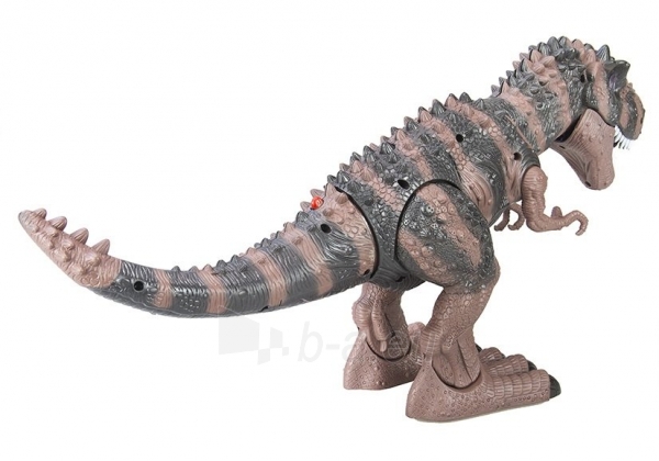 Baterijomis valdomas dinozauras „Tyrannosaurus Rex“ , rudas paveikslėlis 2 iš 4