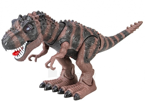 Baterijomis valdomas dinozauras „Tyrannosaurus Rex“ , rudas paveikslėlis 4 iš 4