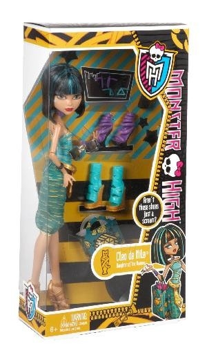 BBR92 / BBR90 Monster High Кукла Cleo de Nile paveikslėlis 2 iš 2