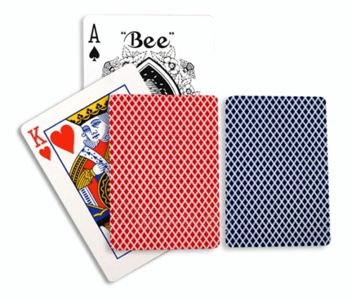 Bee Standard pokerio kortos (Mėlynos) paveikslėlis 2 iš 5