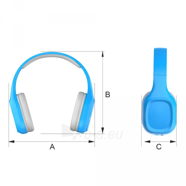 Belaidės ausinės Manta HDP802BL blue paveikslėlis 9 iš 10