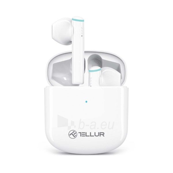 Belaidės ausinės Tellur Aura True Wireless Earphones APP white paveikslėlis 1 iš 7