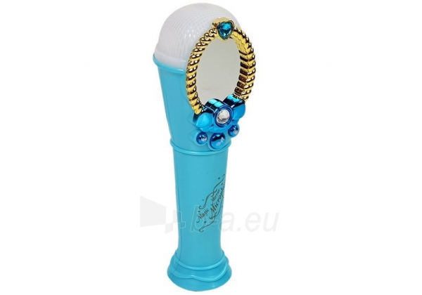 Belaidis mikrofonas su magišku veidrodėliu, mėlynas paveikslėlis 3 iš 4