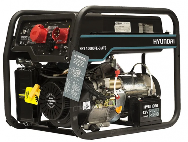 Benzininis generatorius Hyundai HHY 10000FE-3 ATS paveikslėlis 1 iš 1