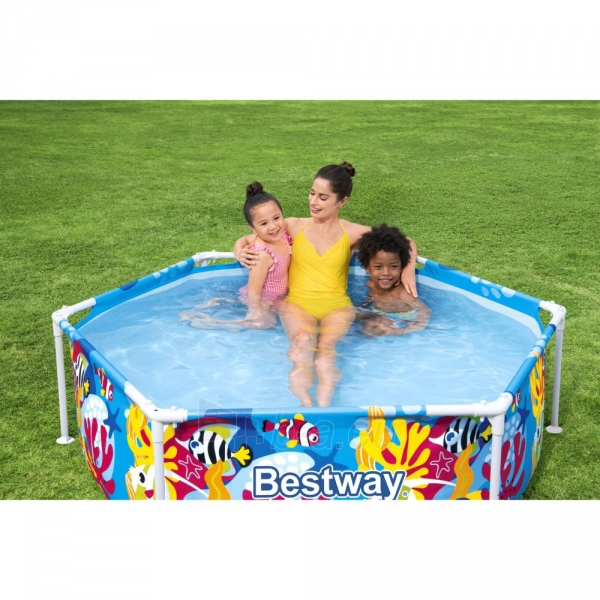 Bestway 5618T Steel Pro UV Careful Splash-in-Shade Play Pool paveikslėlis 2 iš 10