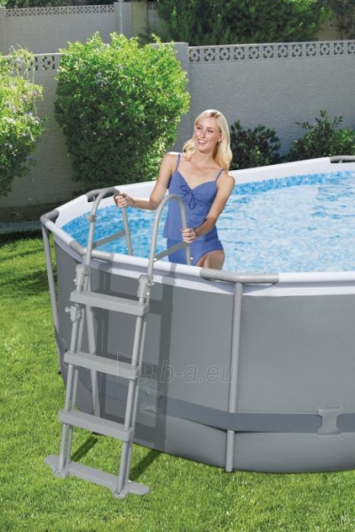 Bestway 56448 Power Steel Oval Pool Set paveikslėlis 8 iš 9