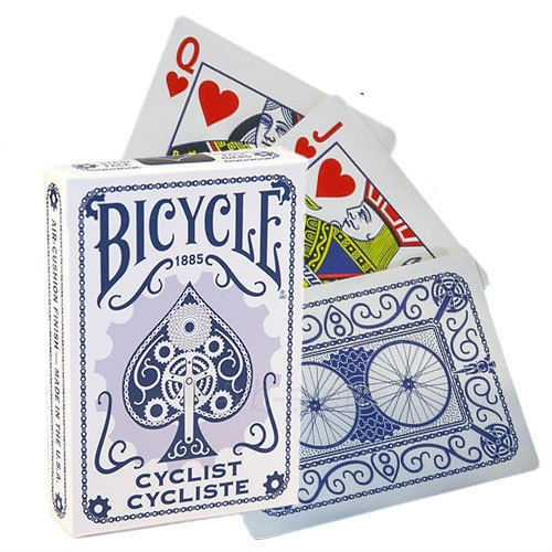 Bicycle Cyclist kortos (Mėlynos) paveikslėlis 7 iš 7