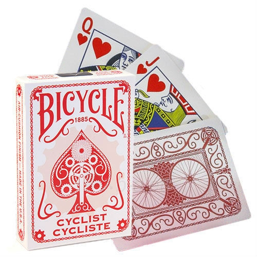 Bicycle Cyclist kortos (Raudonos) paveikslėlis 6 iš 7