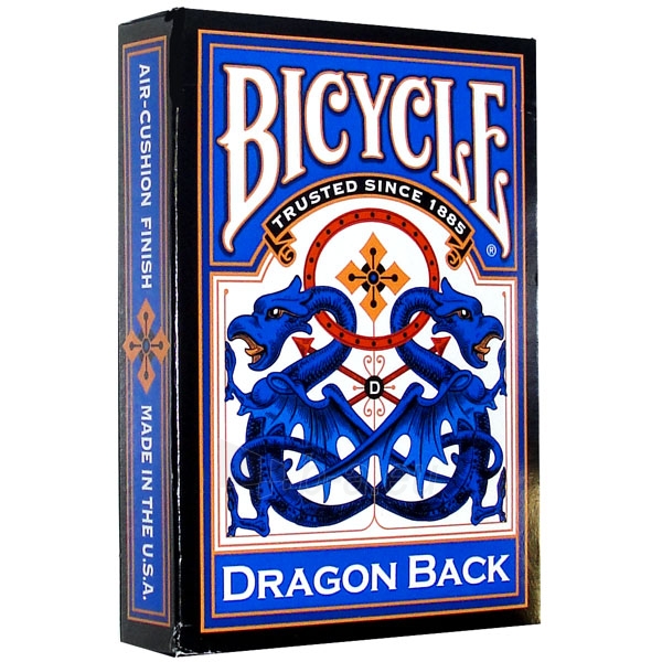 Bicycle Dragon Back kortos (Mėlyna) paveikslėlis 1 iš 4