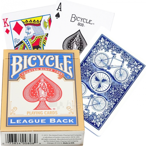 Bicycle League kortos (Mėlynos) paveikslėlis 1 iš 3