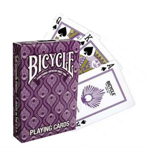 Bicycle Peacock kortos (Violetinės) paveikslėlis 12 iš 12