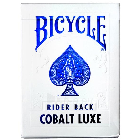 Bicycle Rider Back Metal Luxe kortos (Mėlynos) paveikslėlis 2 iš 8