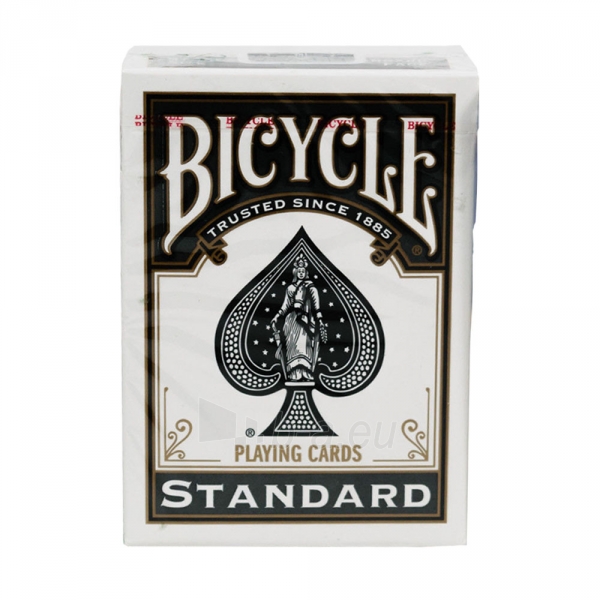 Bicycle Rider Standard keturios kortų kaladės (Juodos, raudonos) paveikslėlis 7 iš 10