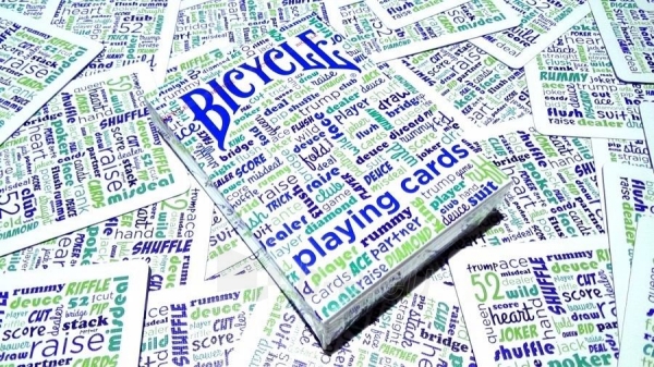 Bicycle Table Talk kortos (Mėlynos) paveikslėlis 4 iš 8