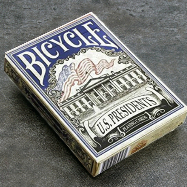 Bicycle US Presidents kortos (Mėlyna) paveikslėlis 1 iš 10