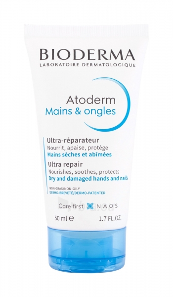 Bioderma Atoderm Repair Hand Cream Cosmetic 50ml paveikslėlis 1 iš 1
