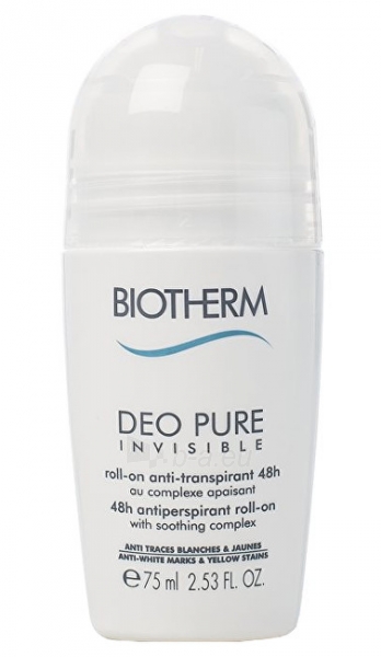 Biotherm Deo Pure Invisible Antiperspirant Roll-On Cosmetic 75ml paveikslėlis 1 iš 1