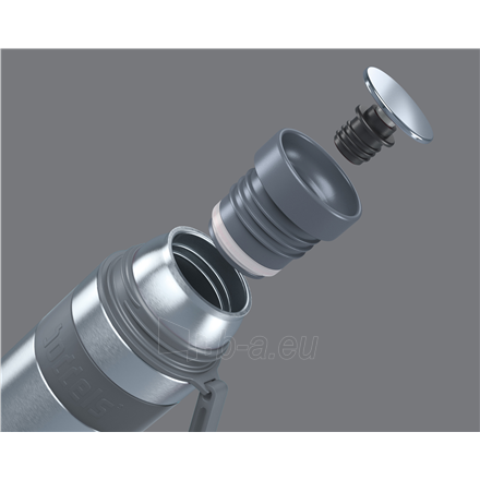 Boddels HEET Vacuum flask with cup Light grey, Capacity 0.35 L, Diameter 7.2 cm, Bisphenol A (BPA) free Paveikslėlis 3 iš 3 310820221781