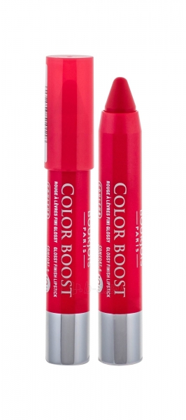 BOURJOIS Paris Color Boost Lipstick SPF15 Cosmetic 2,75g 01 Red Sunrise paveikslėlis 1 iš 2