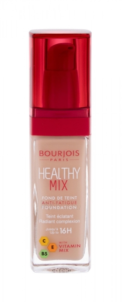 BOURJOIS Paris Healthy Mix 51,5 Rose Vanilla Anti-Fatigue Foundation Makeup 30ml paveikslėlis 1 iš 2