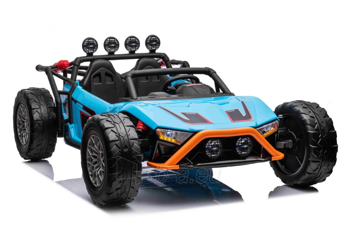 Buggy Racing 5 dvivietis elektromobilis, mėlynas paveikslėlis 5 iš 18