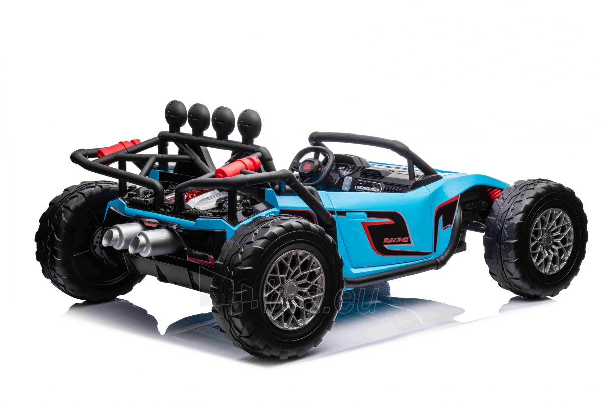 Buggy Racing 5 dvivietis elektromobilis, mėlynas paveikslėlis 3 iš 18