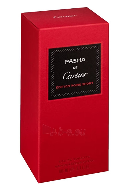 Tualetinis vanduo Cartier Pasha De Cartier Edition Noire Sport - EDT - 100 ml paveikslėlis 2 iš 3