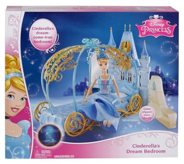 Pelenės miegamasis Disney Princess CDC47 Mattel paveikslėlis 5 iš 6