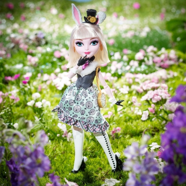 CDH57 / DRM05 lėlė Mattel Monster High Bunny Blank Ever After High Bunny Blanc Doll paveikslėlis 5 iš 5