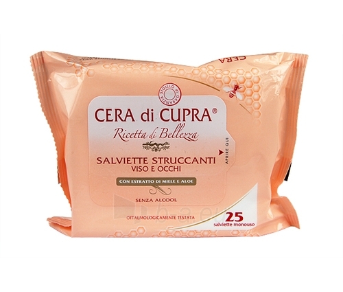 Cera di Cupra Facial Wipes Cosmetic 25vnt. paveikslėlis 1 iš 1