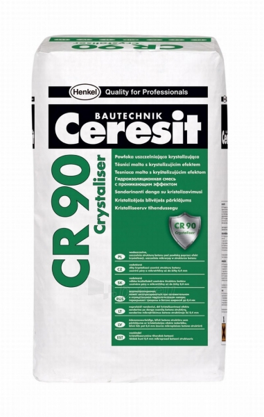 Vandens nepraleidžiantis mišinys Ceresit CR90 Crystaliser, 25 kg paveikslėlis 1 iš 1