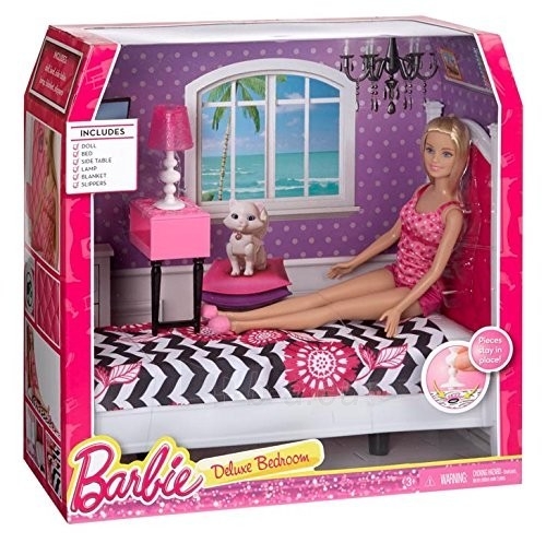 CFB60 / CFB63 Кукла и комплект мебели Barbie Mattel paveikslėlis 1 iš 4