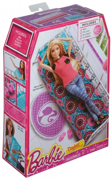 CFG68 / CFG65 Набор мебели Barbie (Барби) Кушетка MATTEL paveikslėlis 1 iš 3