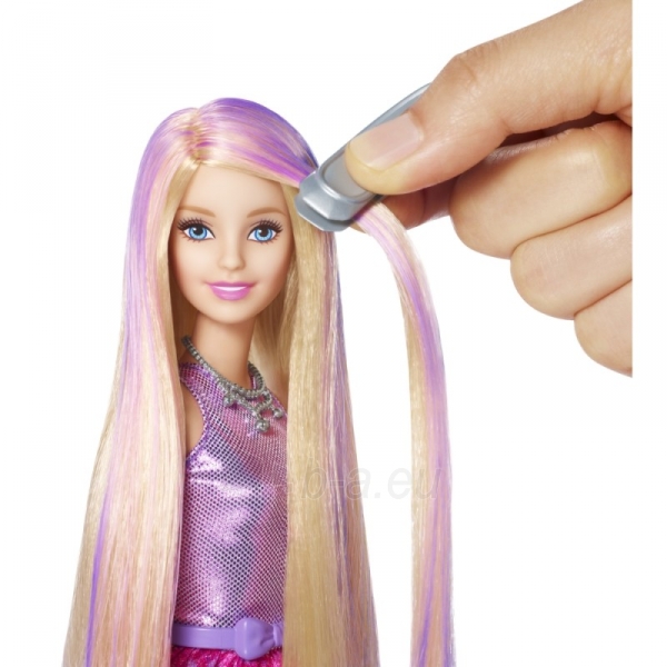 CFN47 Lėlė Mattel Barbie spalvotos sruogos paveikslėlis 2 iš 5