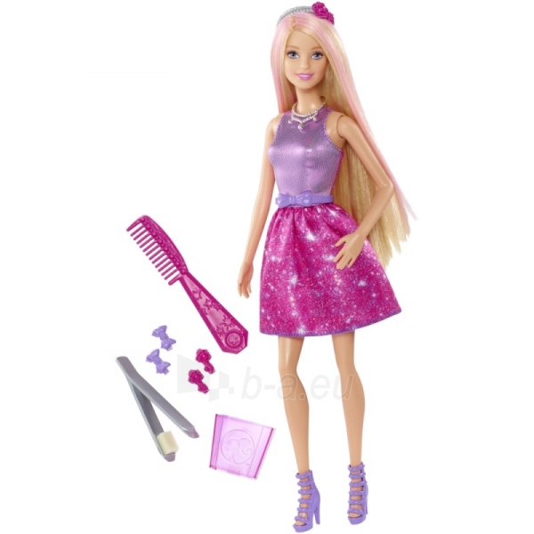 CFN47 Lėlė Mattel Barbie spalvotos sruogos paveikslėlis 4 iš 5