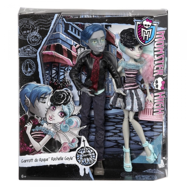 CGH17 Mattel, Monster High lėlės Garrott du Roque paveikslėlis 1 iš 5