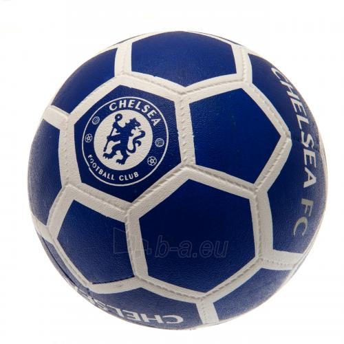 Chelsea F.C. futbolo kamuolys (Mėlynas su baltais lankais) paveikslėlis 4 iš 4