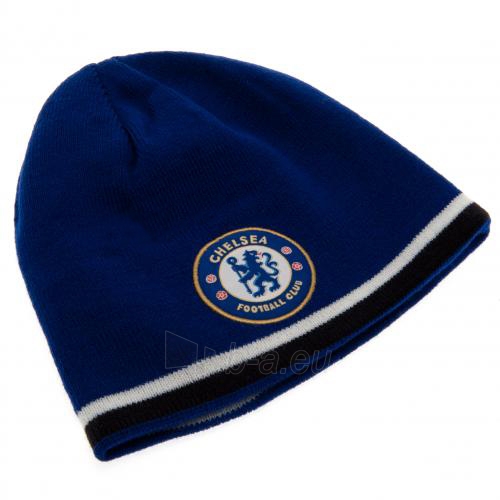 Chelsea F.C. išverčiama dvipusė žieminė kepurė paveikslėlis 3 iš 6