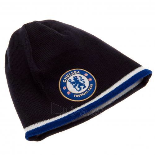 Chelsea F.C. išverčiama dvipusė žieminė kepurė paveikslėlis 4 iš 6