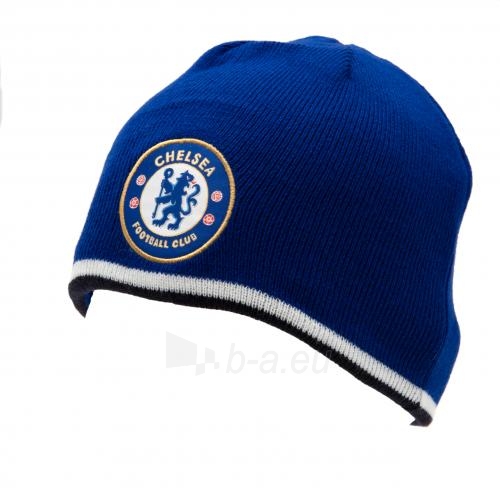 Chelsea F.C. išverčiama dvipusė žieminė kepurė paveikslėlis 5 iš 6