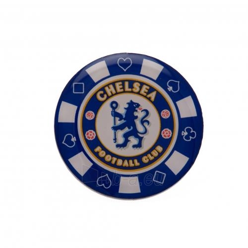 Chelsea F.C. prisegamas ženklelis - pokerio žetonas paveikslėlis 1 iš 3