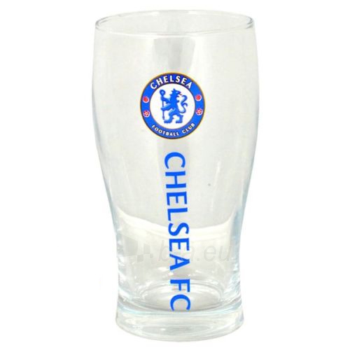 Chelsea Wordmark Crest Pint Glass F.C. Wordmark taurė paveikslėlis 1 iš 2