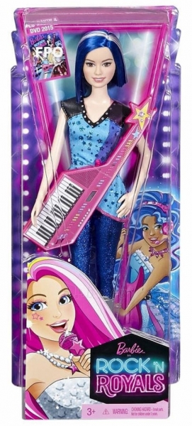 CKB62 / CKB60 Barbie in Rock N Royals Pop Star Doll MATTEL BARBIE paveikslėlis 4 iš 4